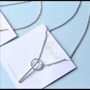 Nashelle Silver Lariart Necklace